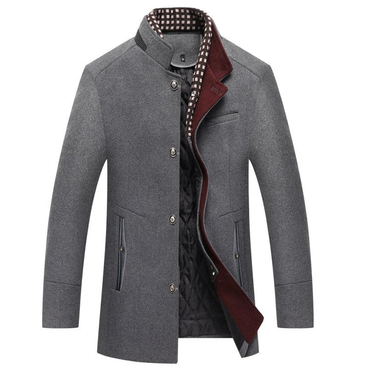 Men’s Wool Blend Overcoat with Quilted Lining | Smart Winter Jacket Canada