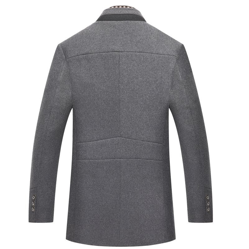 Men’s Wool Blend Overcoat with Quilted Lining | Smart Winter Jacket Canada