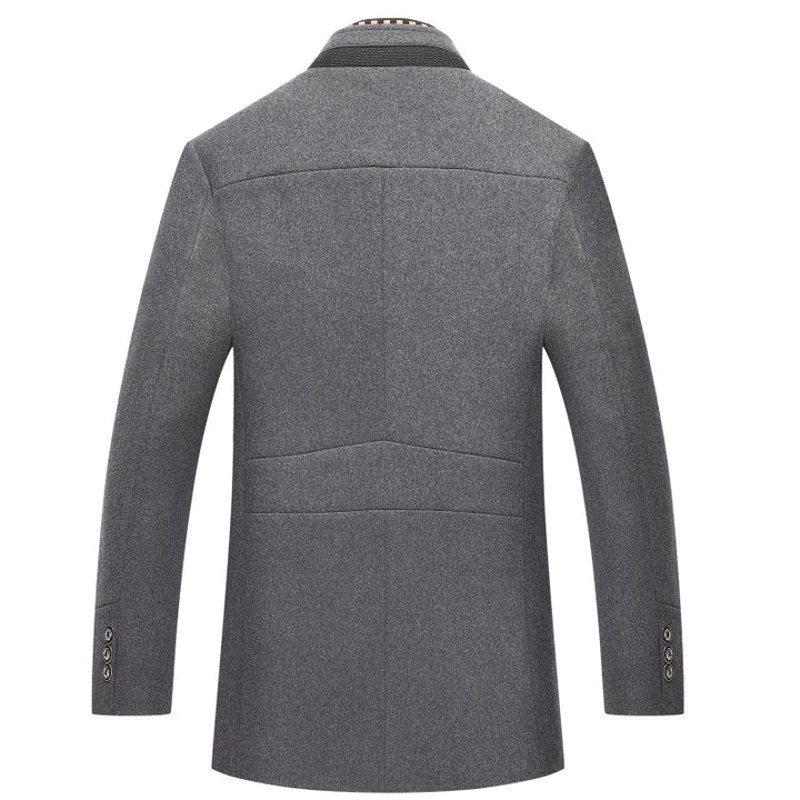 Men’s Wool Blend Overcoat with Quilted Lining | Smart Winter Jacket Canada