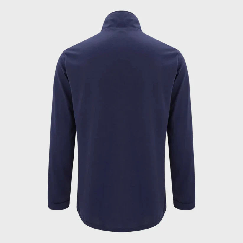 Sweat-shirt à col zippé | Molleton stretch mi-lourd | Coupe athlétique décontractée