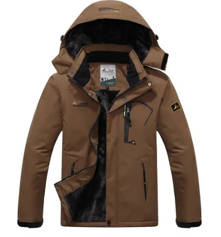 Men’s Waterproof Outdoor Jacket | Windbreaker Shell | Multi-Pocket Design