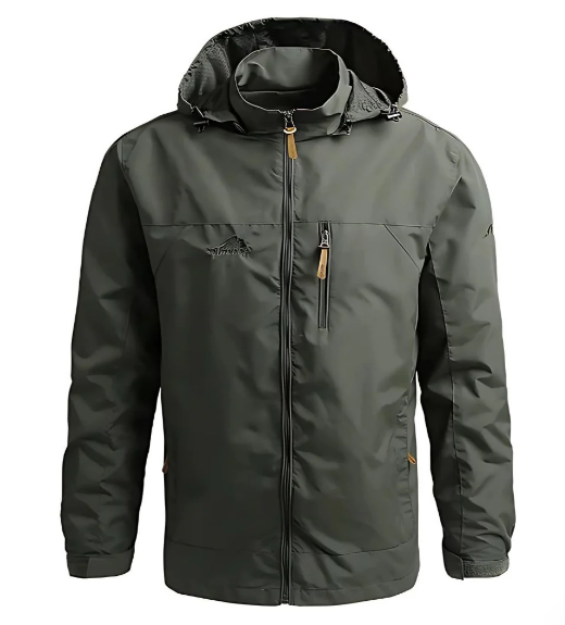 Men’s Lightweight Outdoor Windbreaker | Water-Resistant Hooded Jacket | Casual Travel Layer