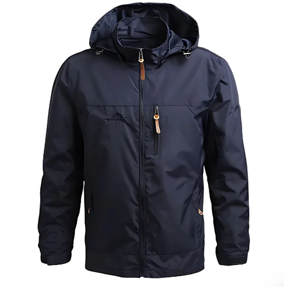 Men’s Lightweight Outdoor Windbreaker | Water-Resistant Hooded Jacket | Casual Travel Layer