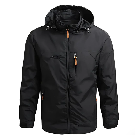 Men’s Lightweight Outdoor Windbreaker | Water-Resistant Hooded Jacket | Casual Travel Layer