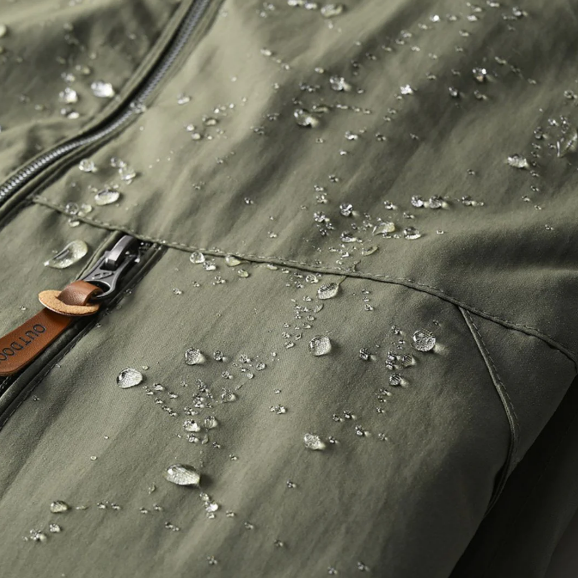 Men’s Lightweight Outdoor Windbreaker | Water-Resistant Hooded Jacket | Casual Travel Layer