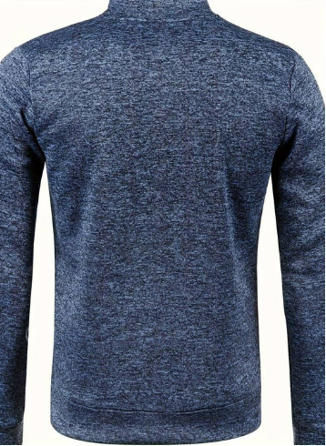 Veste zippée en maille pour homme | Cardigan léger | Tenue décontractée chic Canada