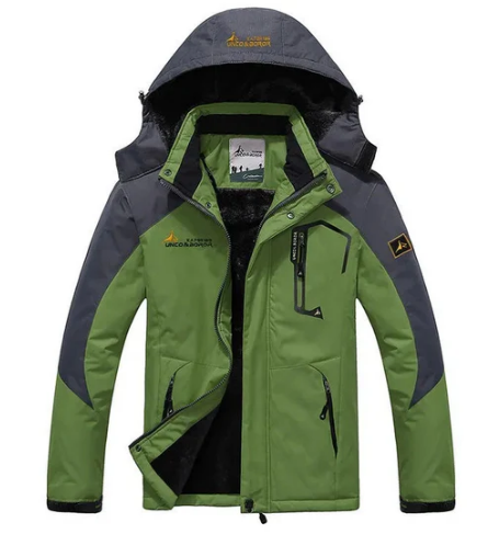 Men’s Waterproof Outdoor Jacket | Windbreaker Shell | Multi-Pocket Design