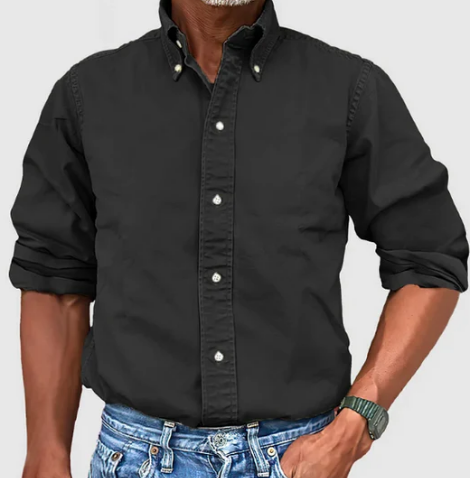 Men’s Button-Up Shirt | Oxford Cotton | Smart Casual Wardrobe Staple