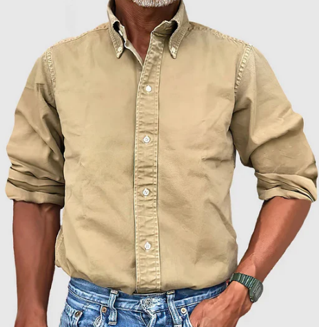 Men’s Button-Up Shirt | Oxford Cotton | Smart Casual Wardrobe Staple