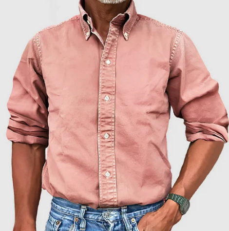 Men’s Button-Up Shirt | Oxford Cotton | Smart Casual Wardrobe Staple