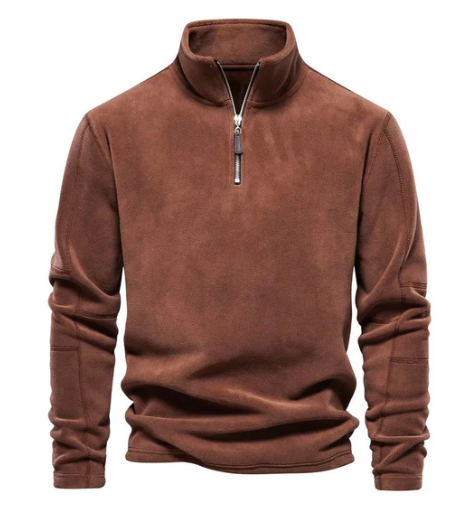 Men's Fleece Half-Zip Pullover | Lightweight Layer for Casual Comfort