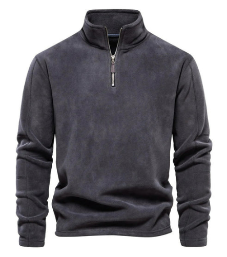 Men's Fleece Half-Zip Pullover | Lightweight Layer for Casual Comfort