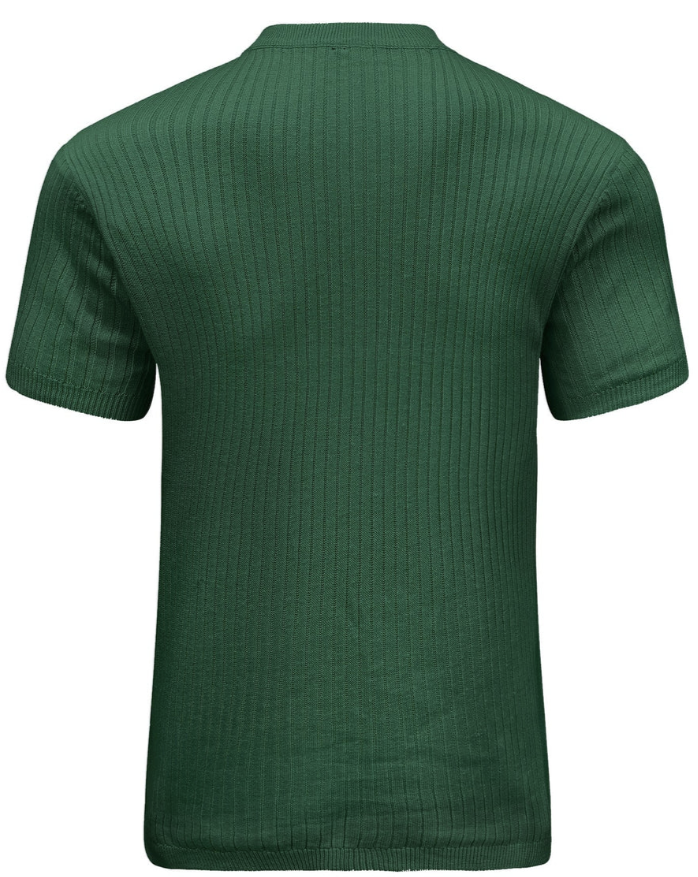 Men’s Half-Zip Knit Polo | Short-Sleeve Casual Summer Top