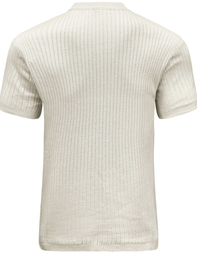 Men’s Half-Zip Knit Polo | Short-Sleeve Casual Summer Top
