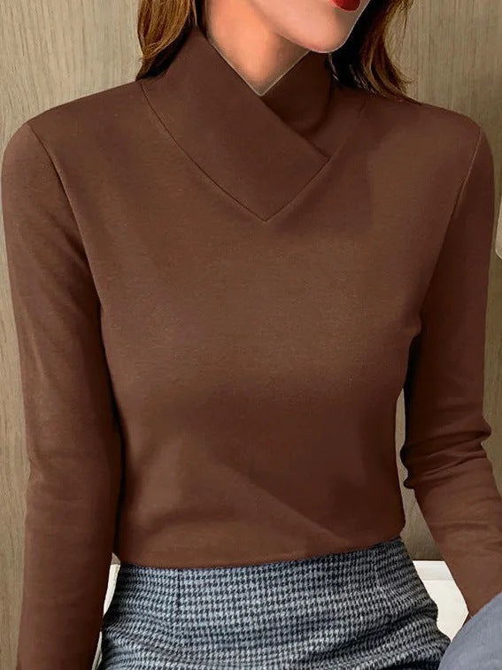 Melanie - Elegant High Neck Sweater