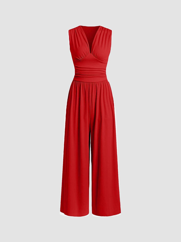 Valerie – Elegant Wide-Leg Jumpsuit