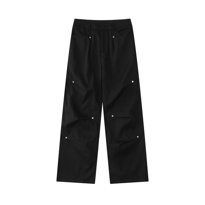 High-Waisted Parachute Pants | Oversized Fit | Lightweight Nylon | Trendy Streetwear