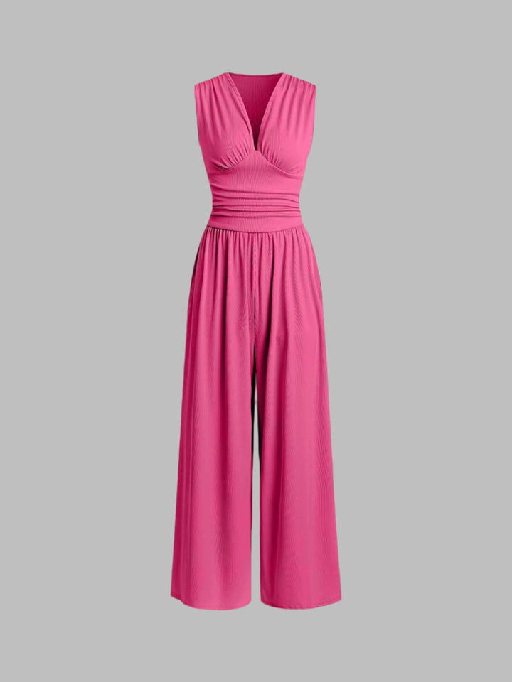 Valerie – Elegant Wide-Leg Jumpsuit