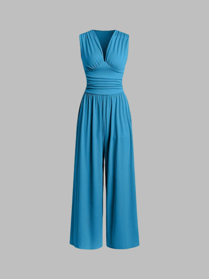 Valerie – Elegant Wide-Leg Jumpsuit