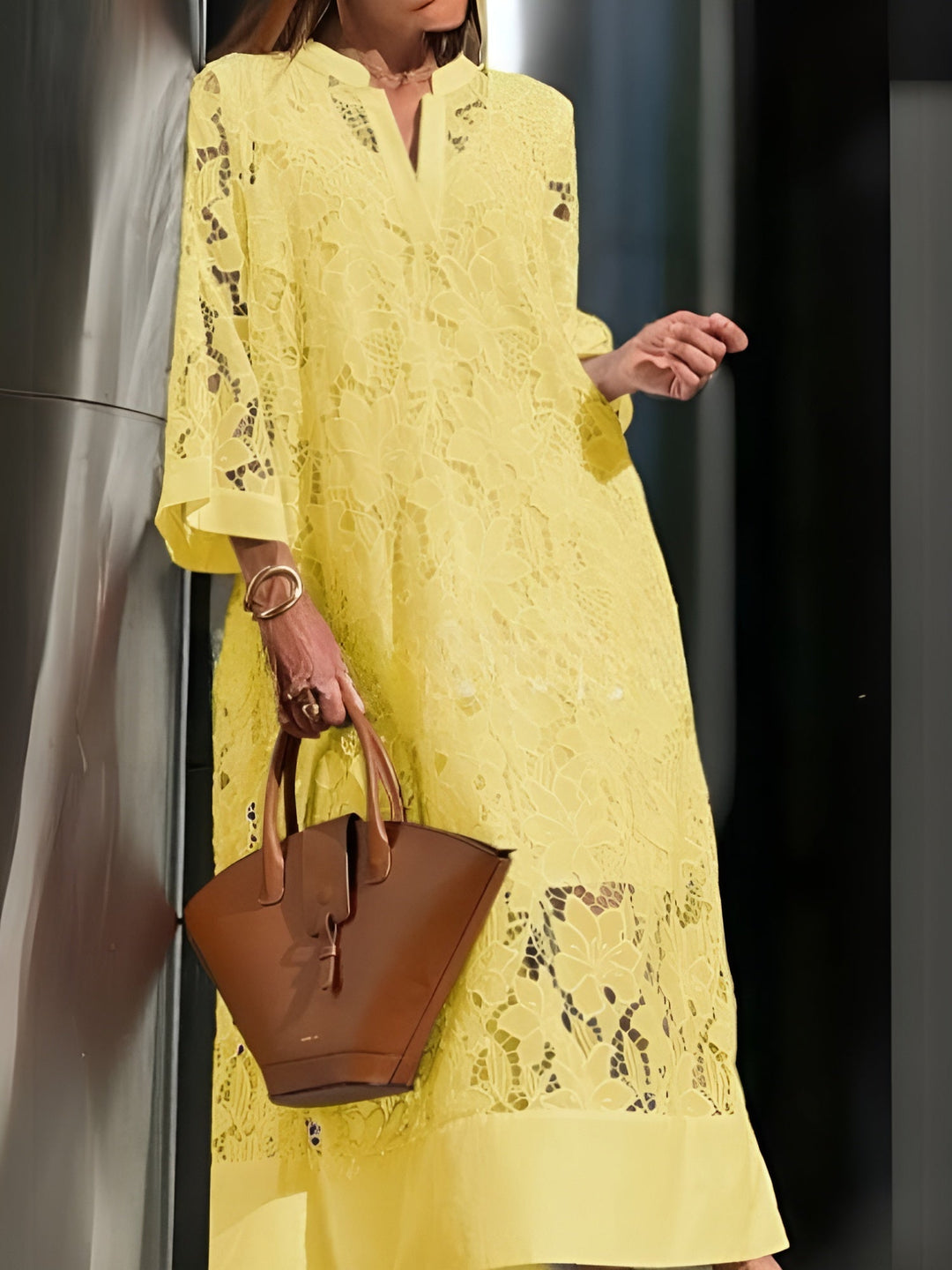 Liv - Women's Embroidered Lace Dress