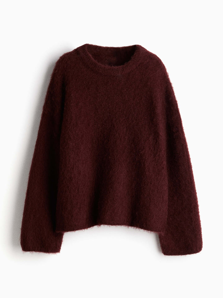 Mirjam - Oversized Mohair Blend Sweater and Skirt Set