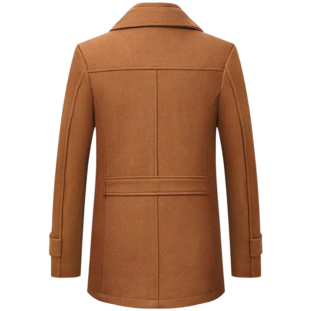 Wool-Blend Overcoat with Inner Layer | Men’s Classic Winter Coat