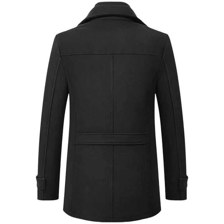 Wool-Blend Overcoat with Inner Layer | Men’s Classic Winter Coat