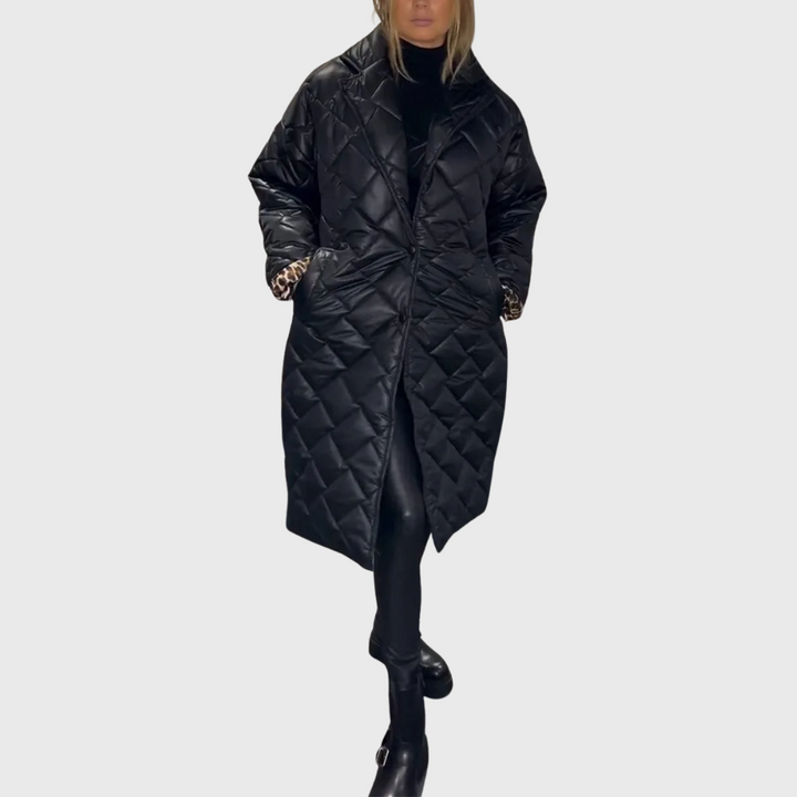 Alissara - Elegant Reversible Quilted Coat