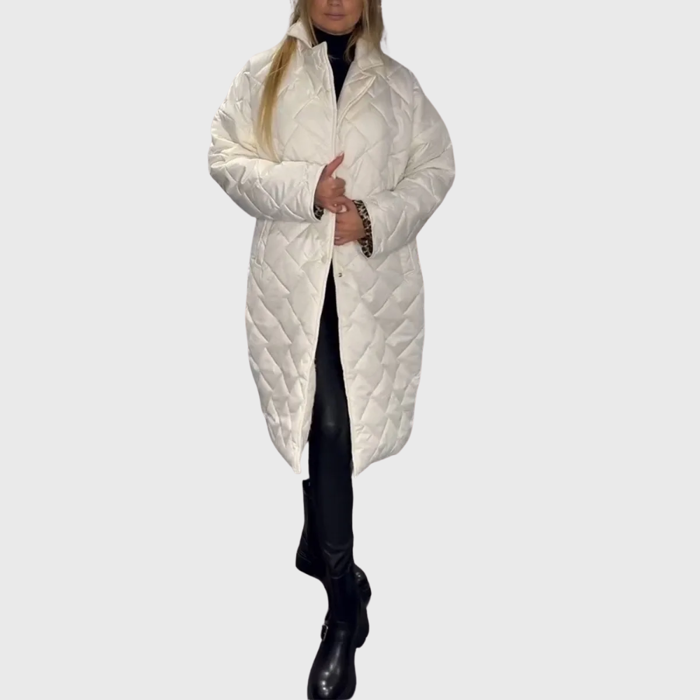 Alissara - Elegant Reversible Quilted Coat