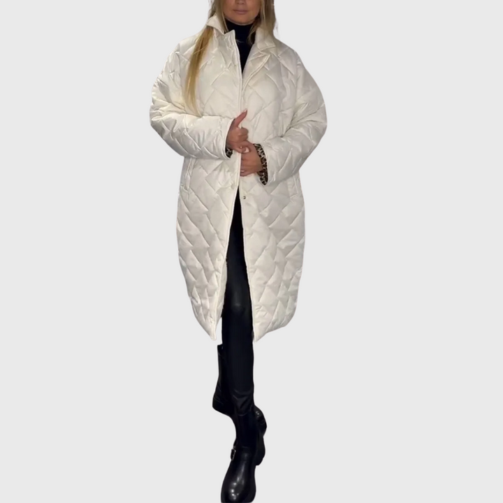 Alissara - Elegant Reversible Quilted Coat