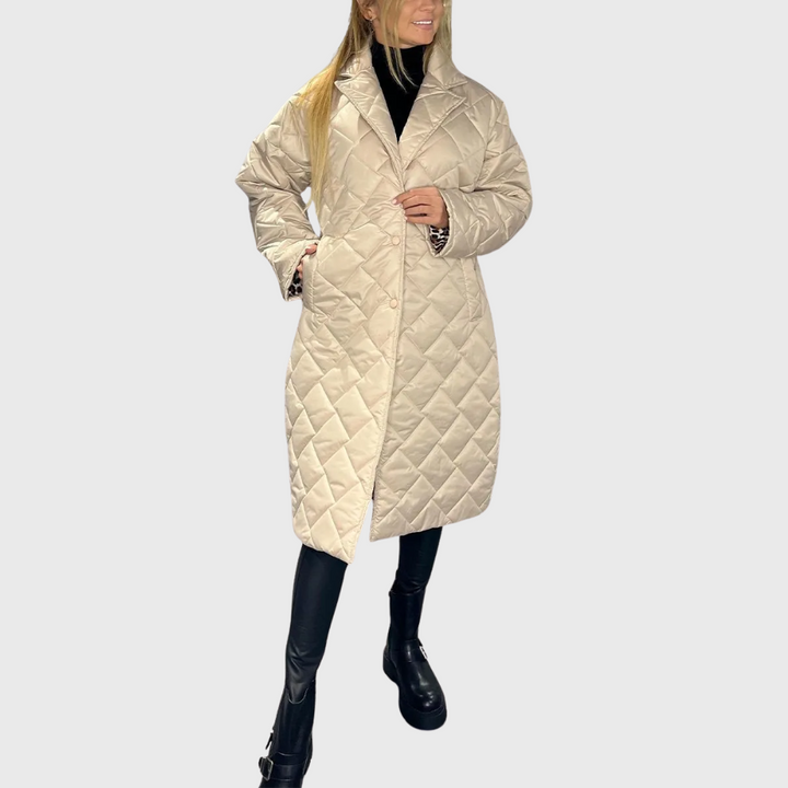 Alissara - Elegant Reversible Quilted Coat