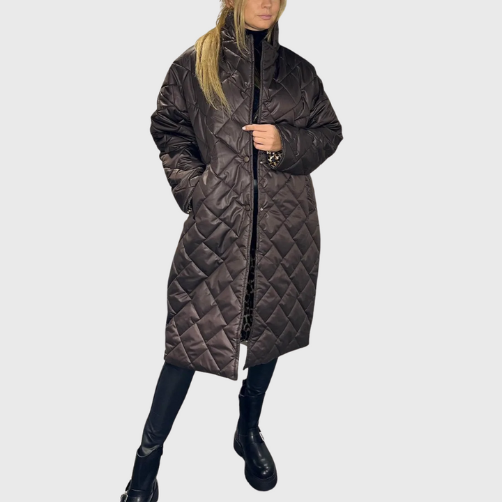 Alissara - Elegant Reversible Quilted Coat