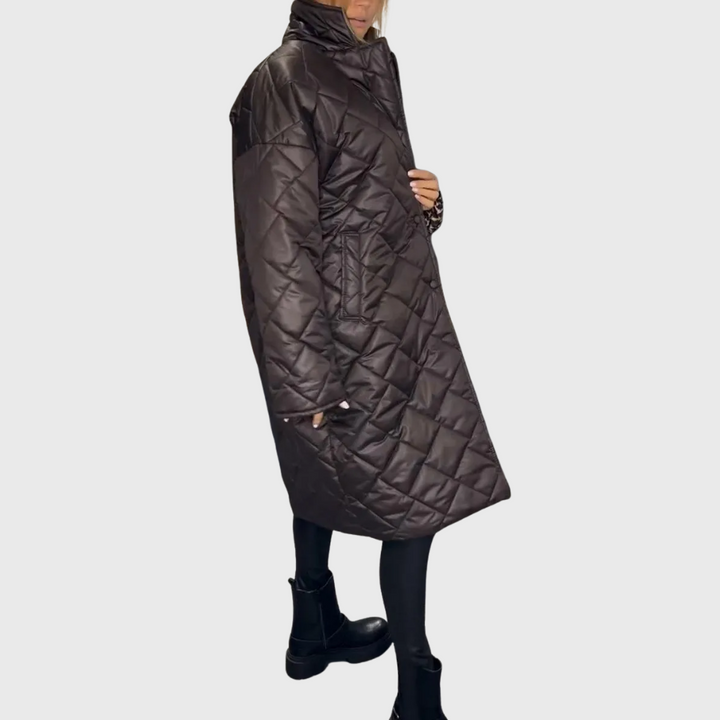 Alissara - Elegant Reversible Quilted Coat