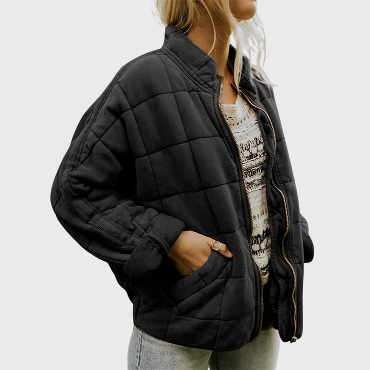 Taveline - Elegant oversized jacket with lightweight lining and practical pockets