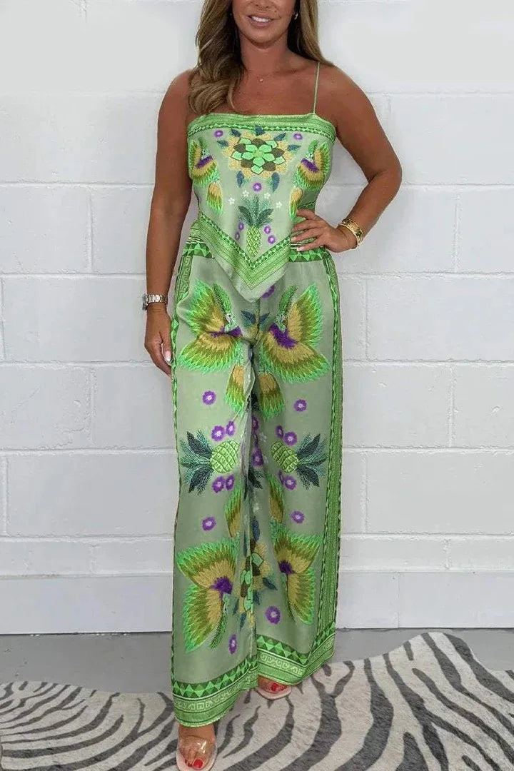 Milana - Women's 2 Piece Exotic Print Set