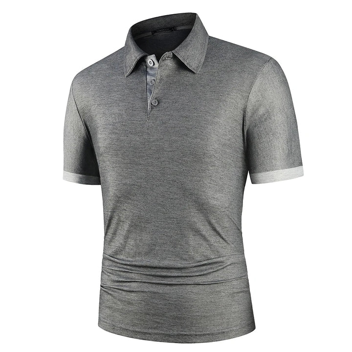 Athletic Polo Shirt | Stretch Performance Fabric with Contrast Trim
