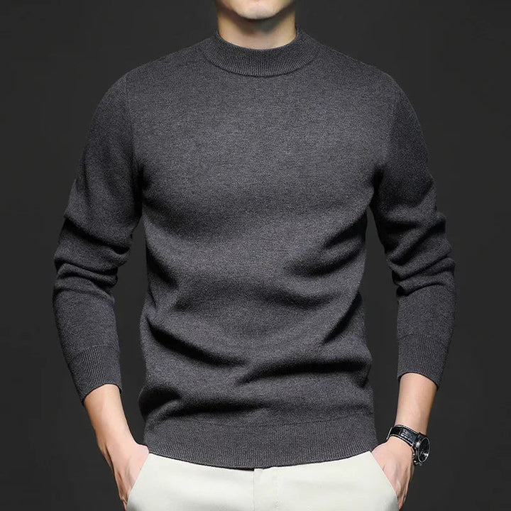 Men’s Merino Wool Blend Sweater | Classic Crewneck | Lightweight Fall Knitwear