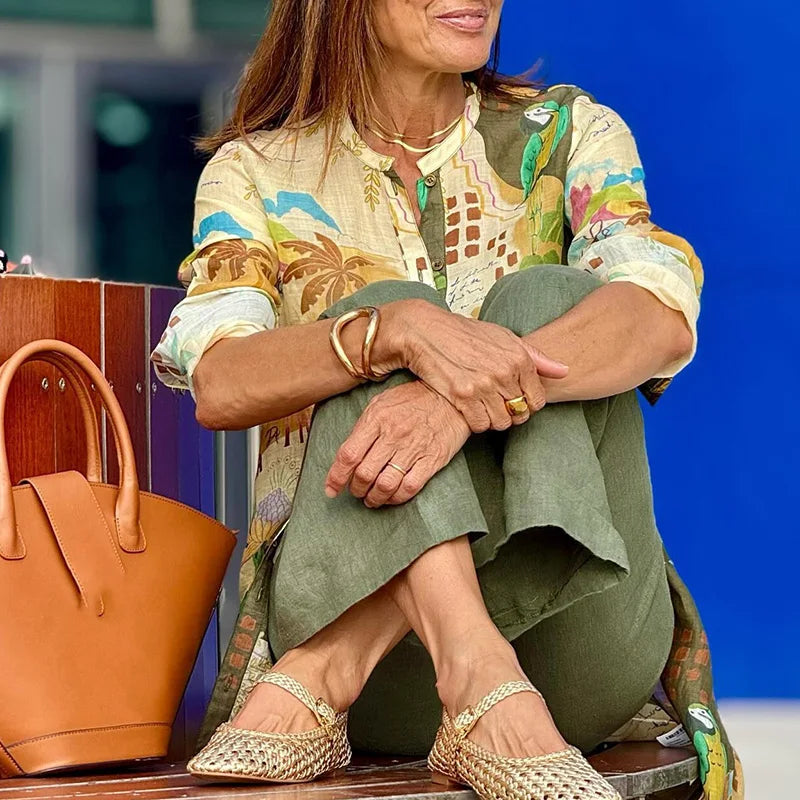 Galina - Women's linen set