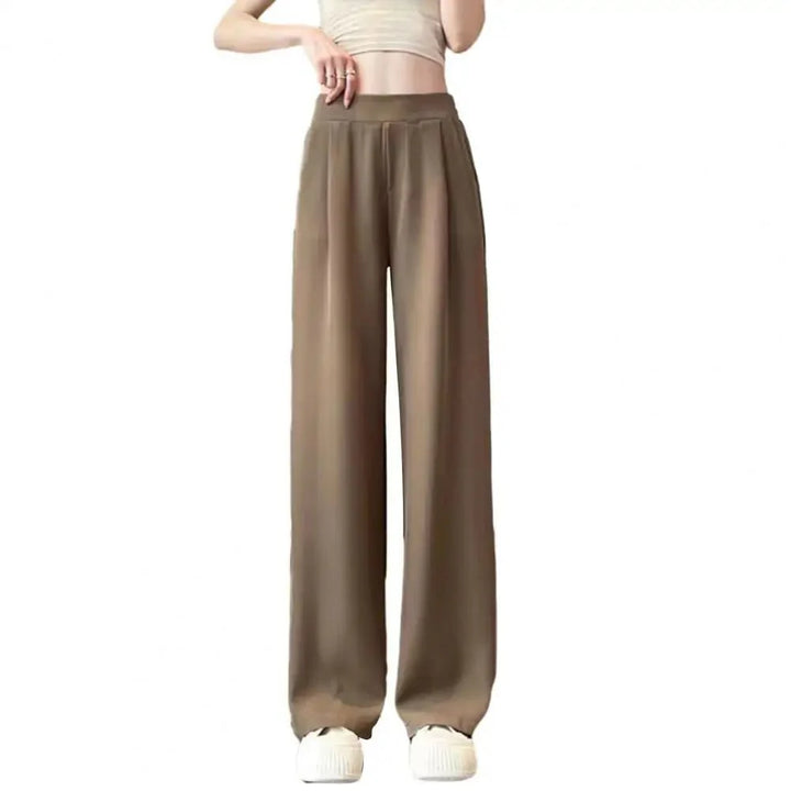 Wide-Leg Palazzo Pants | Elegant Flowing Design | Lightweight Fabric | Everyday Comfort