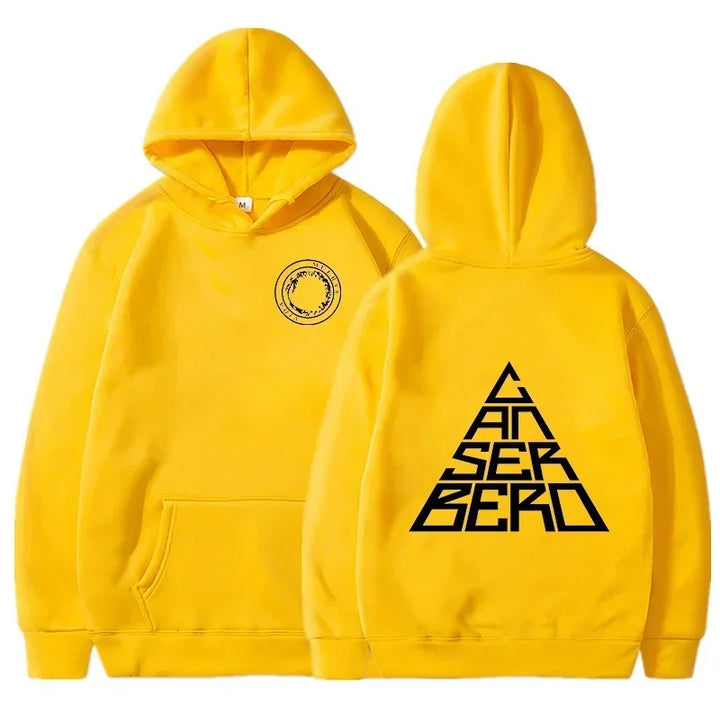 Men's Canserbero Tribute Hoodie | Dual Graphic Print | Fleece Streetwear Pullover