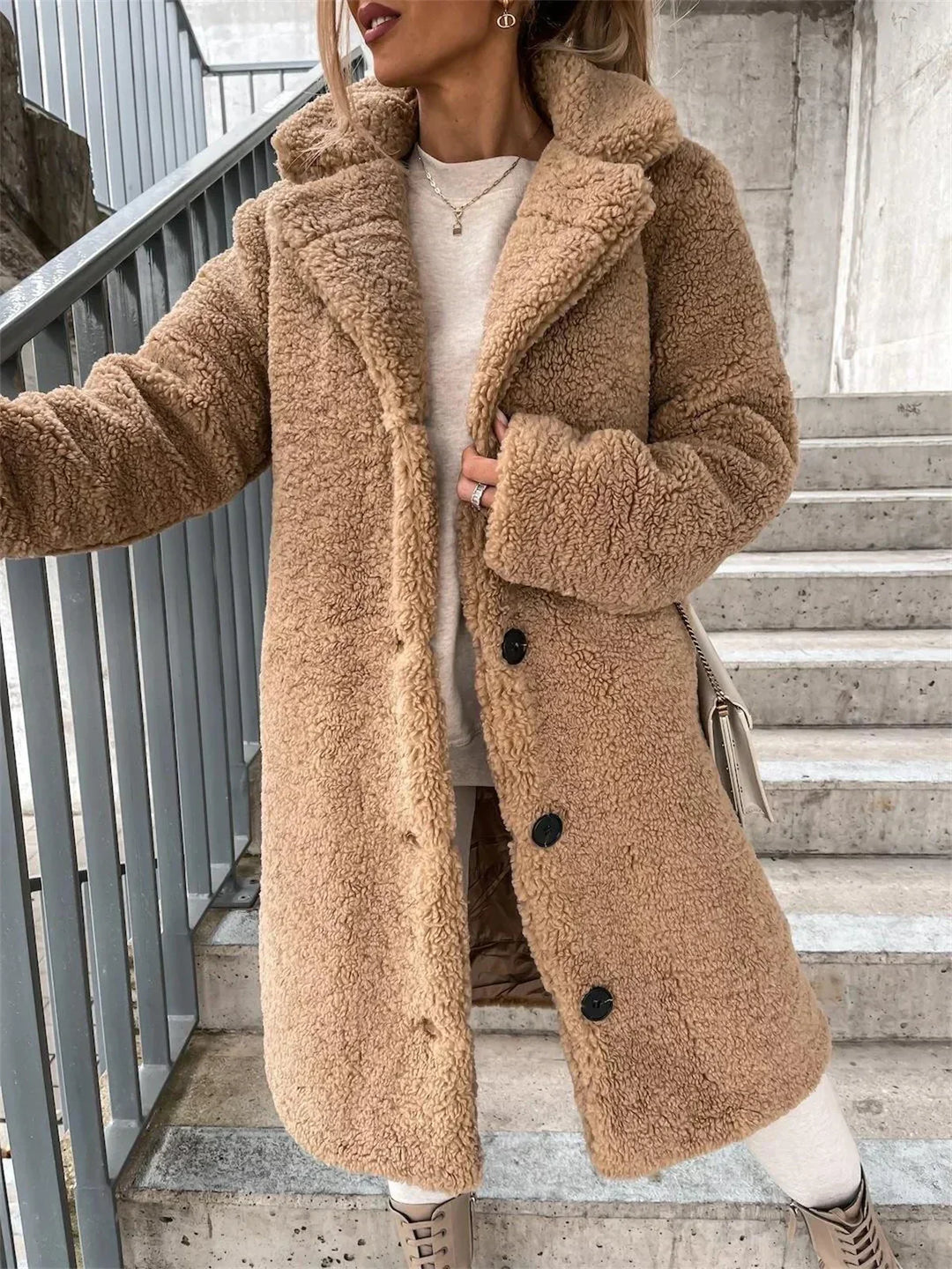 Presina - Elegant teddy coat for women