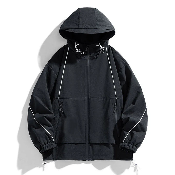 Men’s Windbreaker Jacket | Drawstring Hood & Elastic Cuffs | Lightweight Shell