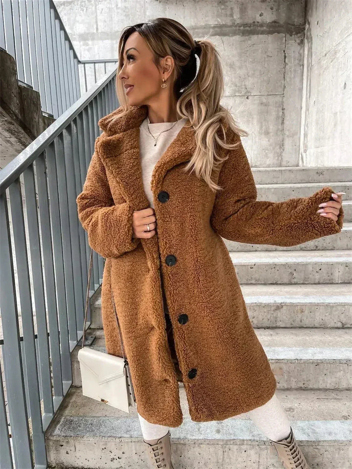 Presina - Elegant teddy coat for women