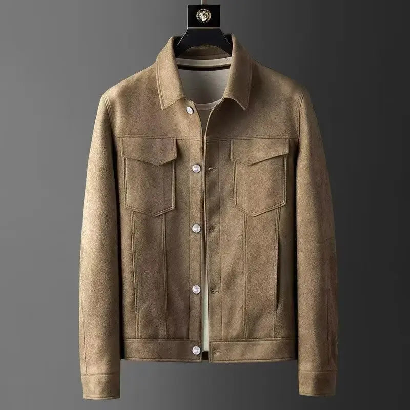Corduroy Jacket for Men | Fleece Lined | Button-Front Casual Outerwear