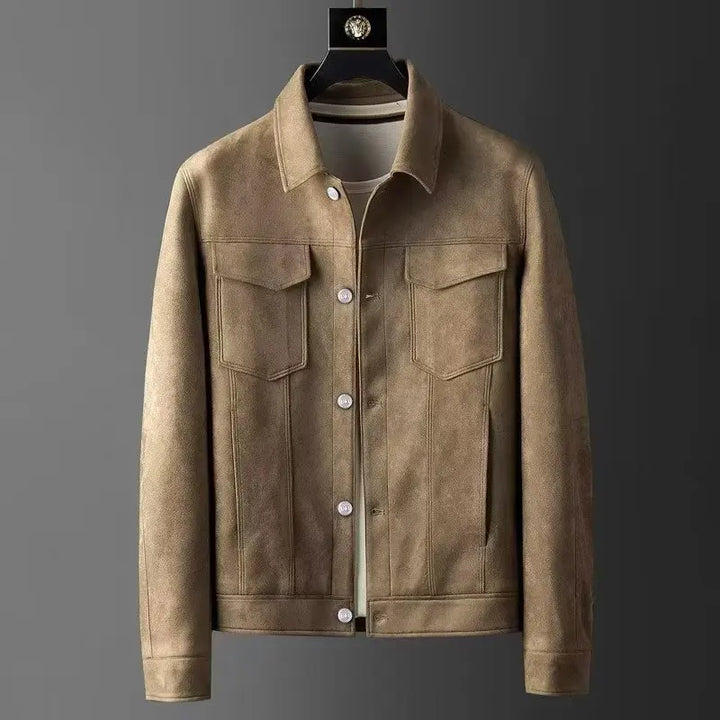 Corduroy Jacket for Men | Fleece Lined | Button-Front Casual Outerwear