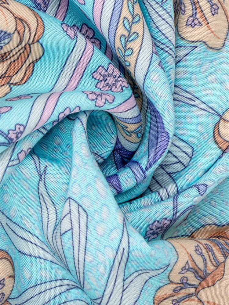 Elodie – Provence Boho Midi Dress