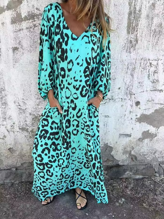 Gisela - Elegant and Bold Safari Chic Leopard Dress