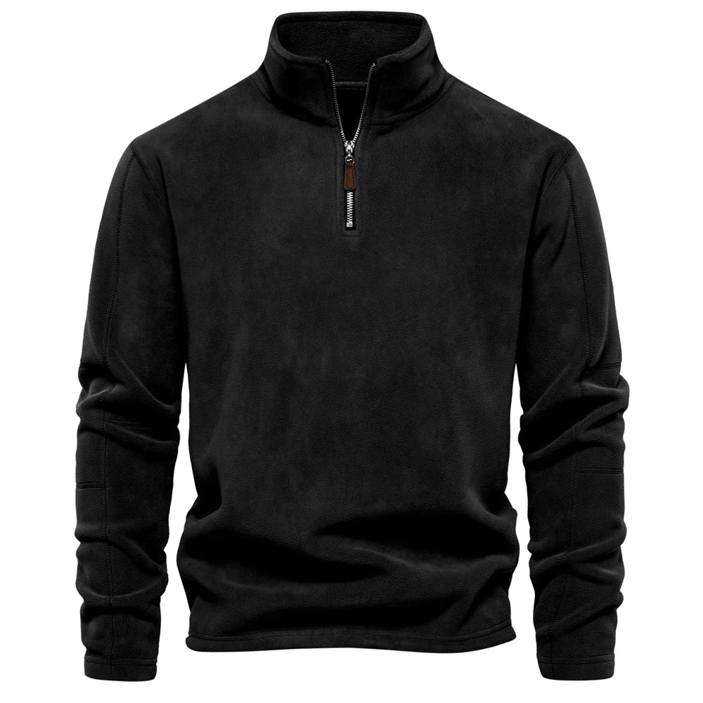 Men’s Fleece Quarter-Zip Pullover | Lightweight Cold-Weather Layer