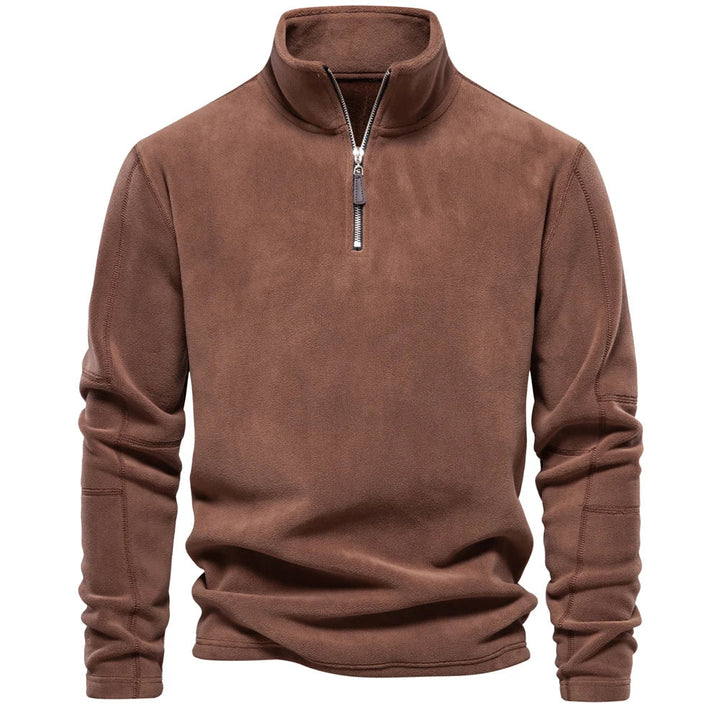 Men’s Fleece Quarter-Zip Pullover | Lightweight Cold-Weather Layer