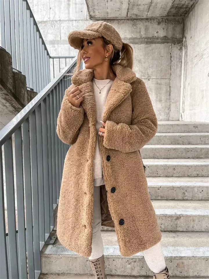 Presina - Elegant teddy coat for women